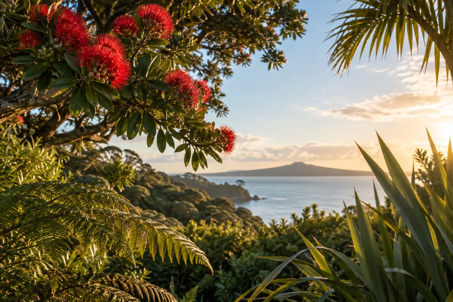 Native foliage in an Auckland garden